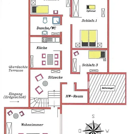 アパート Ferienwohnung-kleiner-leuchtturm Osteel